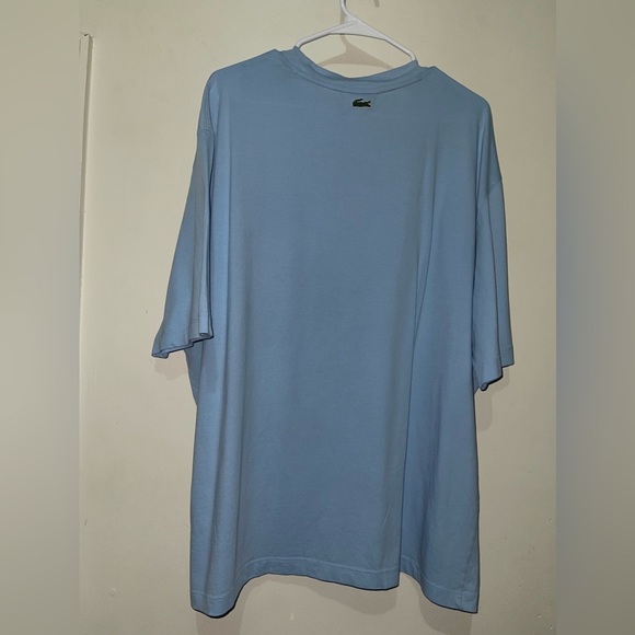 Lacoste men's Loose Fit  Large Logo crocodile  Printed Tee XXL - Picture 5 of 8